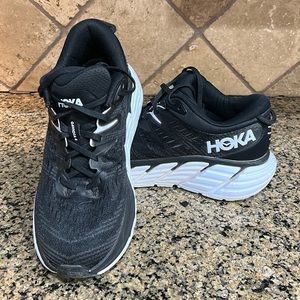 Hoka Gaviota 4 Running Shoe, black, size 8